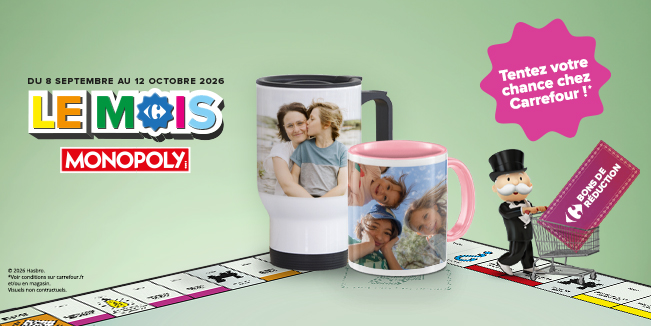 Jeu concours monopoly avec carrefour photo