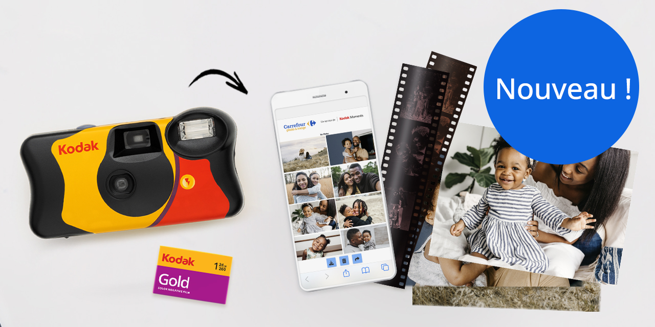 Développement argentique en ligne Carrefour